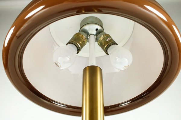 standing gold lamp