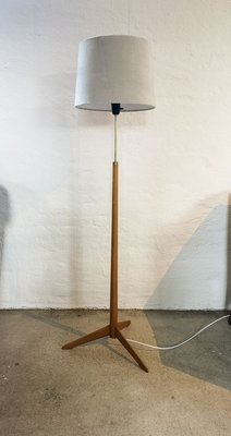 Vintage mid century floor lamp with table deals