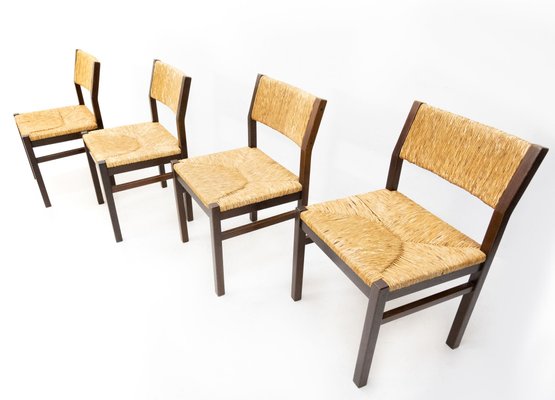 Rattan Dining Chairs By Martin Visser And Walter Antonis For T Spectrum Bergeijk 1974 Set Of 4 Bei Pamono Kaufen
