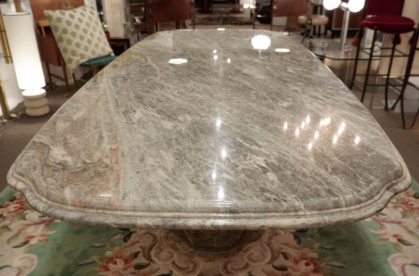 Italian Marble Dining Table 1970s For, How Much Is A Marble Dining Table