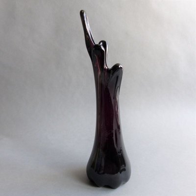 Vintage Purple Murano Glass Vase from Made Murano Glass, 1950s for