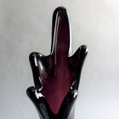 Vintage Purple Murano Glass Vase from Made Murano Glass, 1950s for