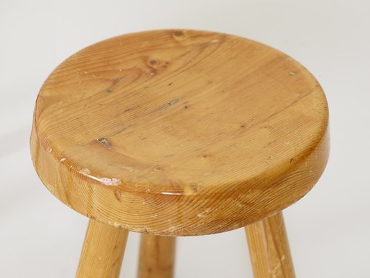 スツール Charlotte Perriand vintage stool Vintage French Stool in the style of Charlotte Perriand for