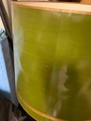 green and gold table lamp