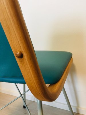 Turquoise leather dining chairs top
