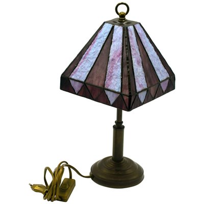 Leaded glass lamps for hotsell sale