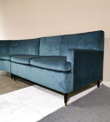 Turquoise blue velvet sofa new arrivals
