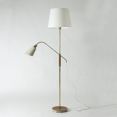 Wood Floor Lamp By Bertil Brisborg, Workstead Shaded Floor Lamp