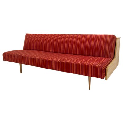 mid century folding sofa bed czechoslovakia 1960s