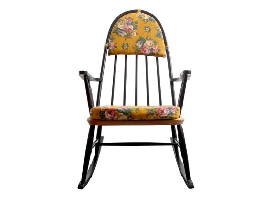 Yellow rocking chair cushions store