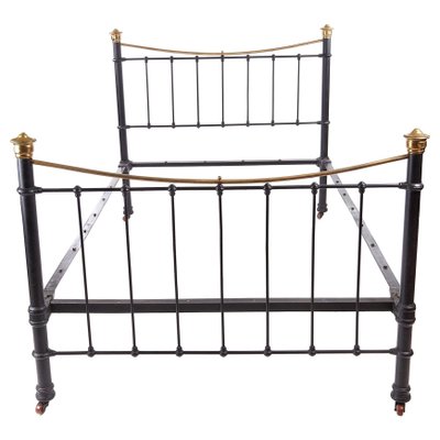 Antique Victorian Brass Iron Bed For, Iron Bed Frames Antique White
