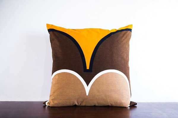 Feather top trim pillow