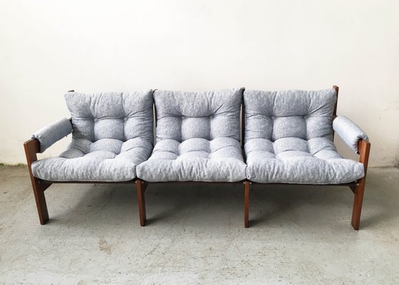 Mid Century 3 Seater Rosewood Sofa for sale at Pamono