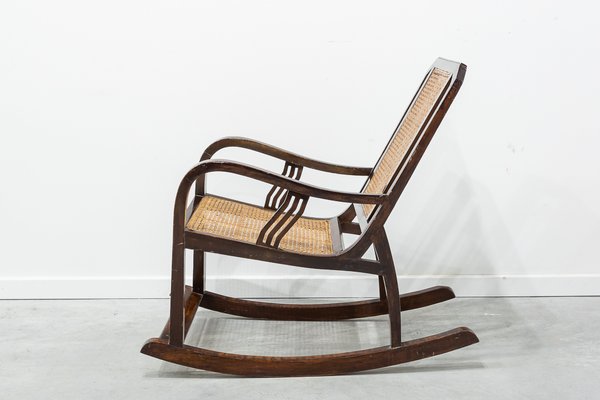 Indian Art Deco Rocking Chair 1940s For Sale At Pamono
