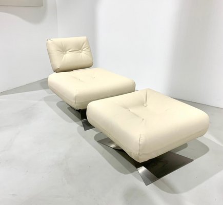 Alta Lounge Chair Ottoman By Oscar Niemeyer For Mobilier International 1970s For Sale At Pamono
