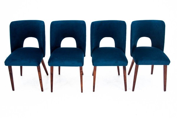 Mid Century Dining Chairs Set Of 4 For Sale At Pamono Leather fabric contemporary modern luxury dining room chairs set of 4 bazhou handsome furniture co.,ltd.