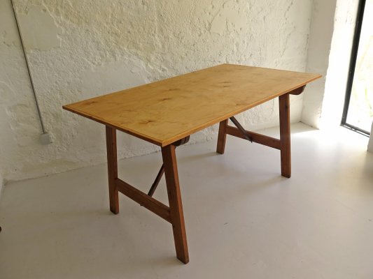 Vintage Foldable Dining Table 1950s For Sale At Pamono