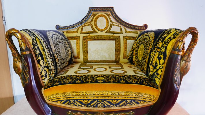 The Swan Lounge Chair by Gianni Versace for Atelier Versace 1980s