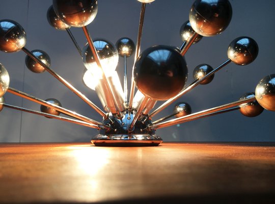 Mid-Century German Space Age Atomic Table Lamp from Cosack for