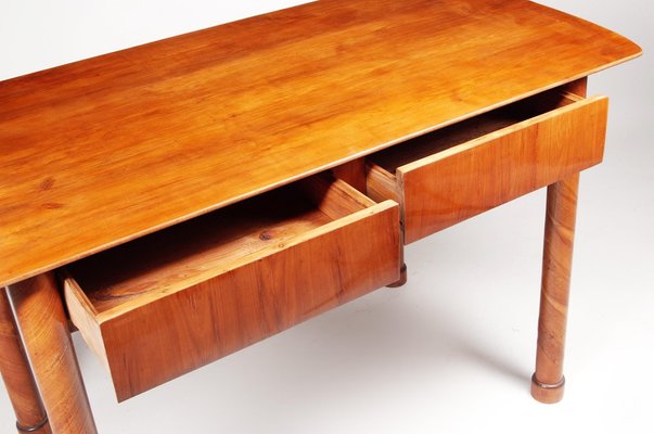 19th Century German Biedermeier Cherry Writing Desk Table 1830s For Sale At Pamono