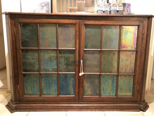 Antique Solid Wood China Cabinet