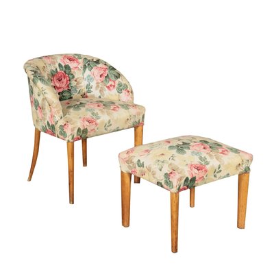 Sessel Hocker 1940er 2er Set Bei Pamono Kaufen