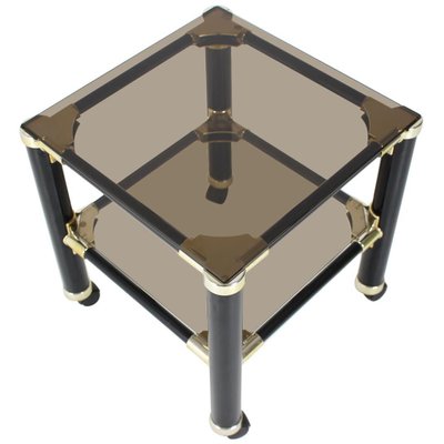 Kleiner Italienischer Mid-Century Glastisch von Vet For, 1980er bei Pamono kaufen