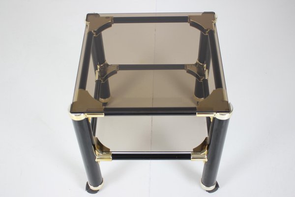 Kleiner Italienischer Mid-Century Glastisch von Vet For, 1980er bei Pamono kaufen