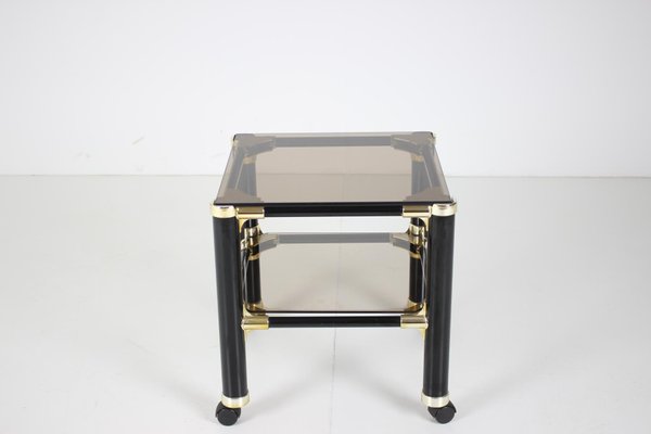 Small Mid Century Italian Glass Table from Vet For 1980s for sale