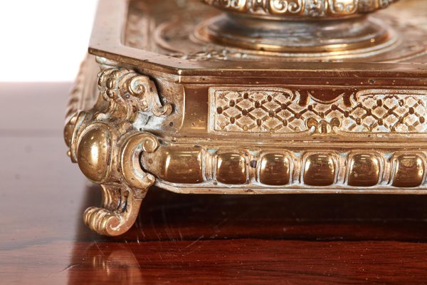 Decorazione Scrivania Mini Corno Francese Dorato - Statuetta Ottone Per Amanti Musica, Regalo Natale Originale - 4
