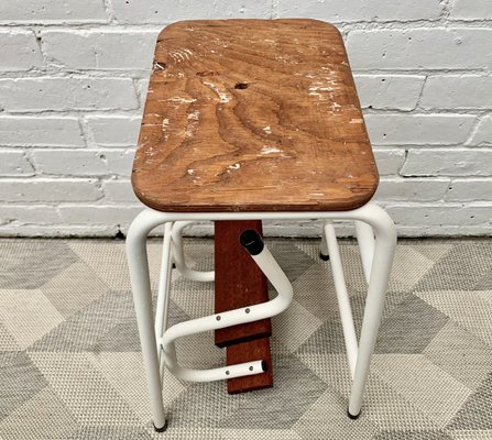 Vintage Folding Step Stool In Metal For Sale At Pamono Solid wood ladder step stools are available in both fixed and folding designs, with a choice of either 2 or 3 steps. pamono
