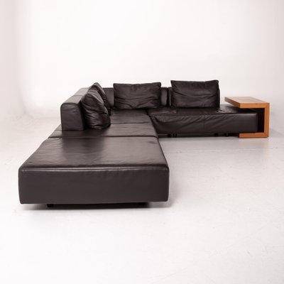 Leather Corner Modular Sofa Wood Side Table From Ewald Schillig Bei Pamono Kaufen Pair of walnut scandinavian style corner end tables.