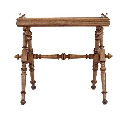 Late 19th Century Victorian Golden Oak Butlers Tray On Stand For At Pamono - Oak Butler Tray Coffee Table Late 19th Century Victorian Golden Oak Butlers Tray On Stand For At Pamono - Oak Butler Tray Coffee Table