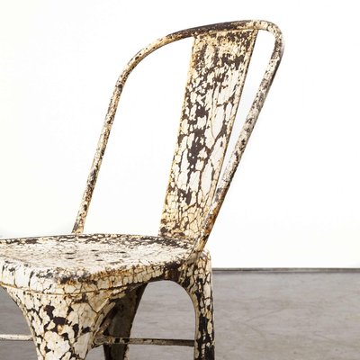 Model A White Desk Chair By Xavier Pauchard For Tolix 1940s For Sale At Pamono