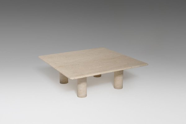 Vintage Travertine Coffee Table From Up For At Pamono - Travertine Coffee Tables