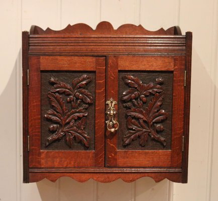 Victorian Carved Wall Cabinet For Sale At Pamono