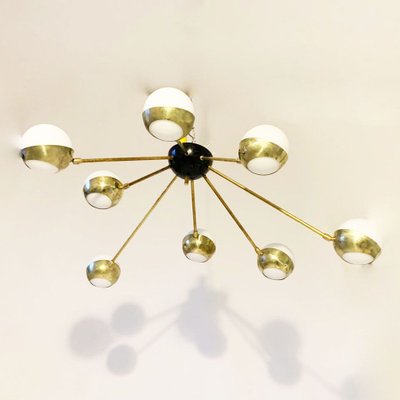 Large Vintage Gold Ceiling Lamp 1980s For At Pamono - Large Gold Ceiling Pendants Large Vintage Gold Ceiling Lamp 1980s For At Pamono - Large Gold Ceiling Pendants