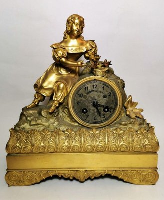 Horloge de cheminée FARRET 19 ème siècle/Médaille d'argent ! (Gebraucht