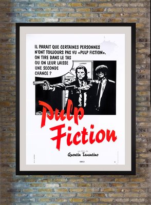 Pulp Fiction Original Vintage Filmposter von Bernard Bittler
