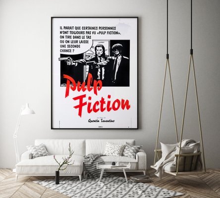 Pulp Fiction Original Vintage Movie Poster by Bernard Bittler