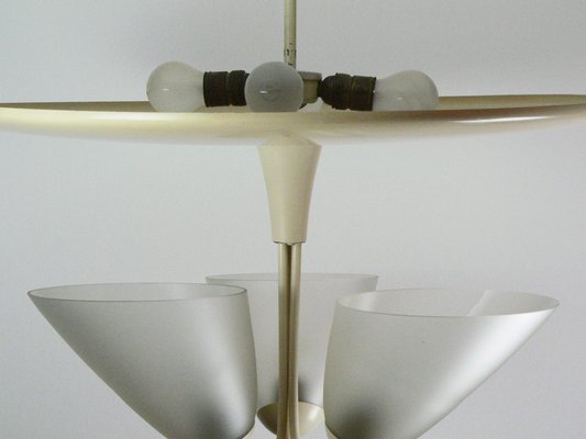 Midcentury Hangelampe Von Ruser Nowak 1950er