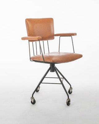 Vintage Modern Swivel Desk Chair 1950s For Sale At Pamono