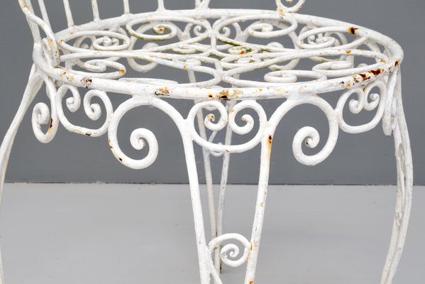 Wrought Iron Garden Chairs 1960s Set Of 4 Bei Pamono Kaufen