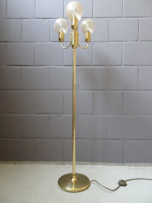 Mid Century Golden Floor Lamp From, Floor Lamp Golden