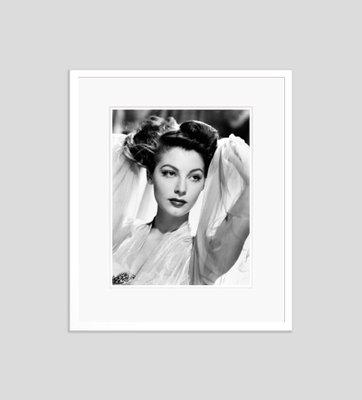 Ava Gardner Monochrome Photo Print 04 A4 Size - 210 x 297mm - 8.5 x 11.75
