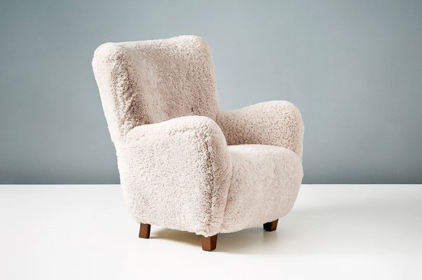 shearling armchair