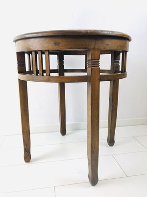 Antique Mahogany Round Side Table For, Mahogany Round End Table
