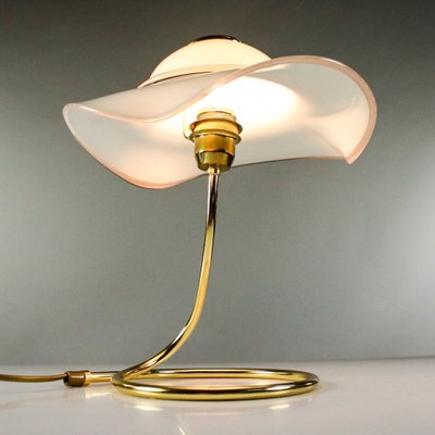 Table Lamp With Ladies Hat Shade From, Glass Desk Lamp Shades