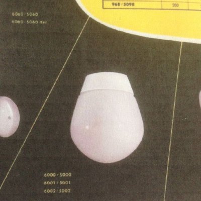 Lampada da soffitto 6001 LJS Mid-Century moderna di Wilhelm