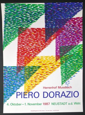 Piero Dorazio ポスター Piero Dorazio, Poster for P. Dorazio's Exhibition in Herrenhof